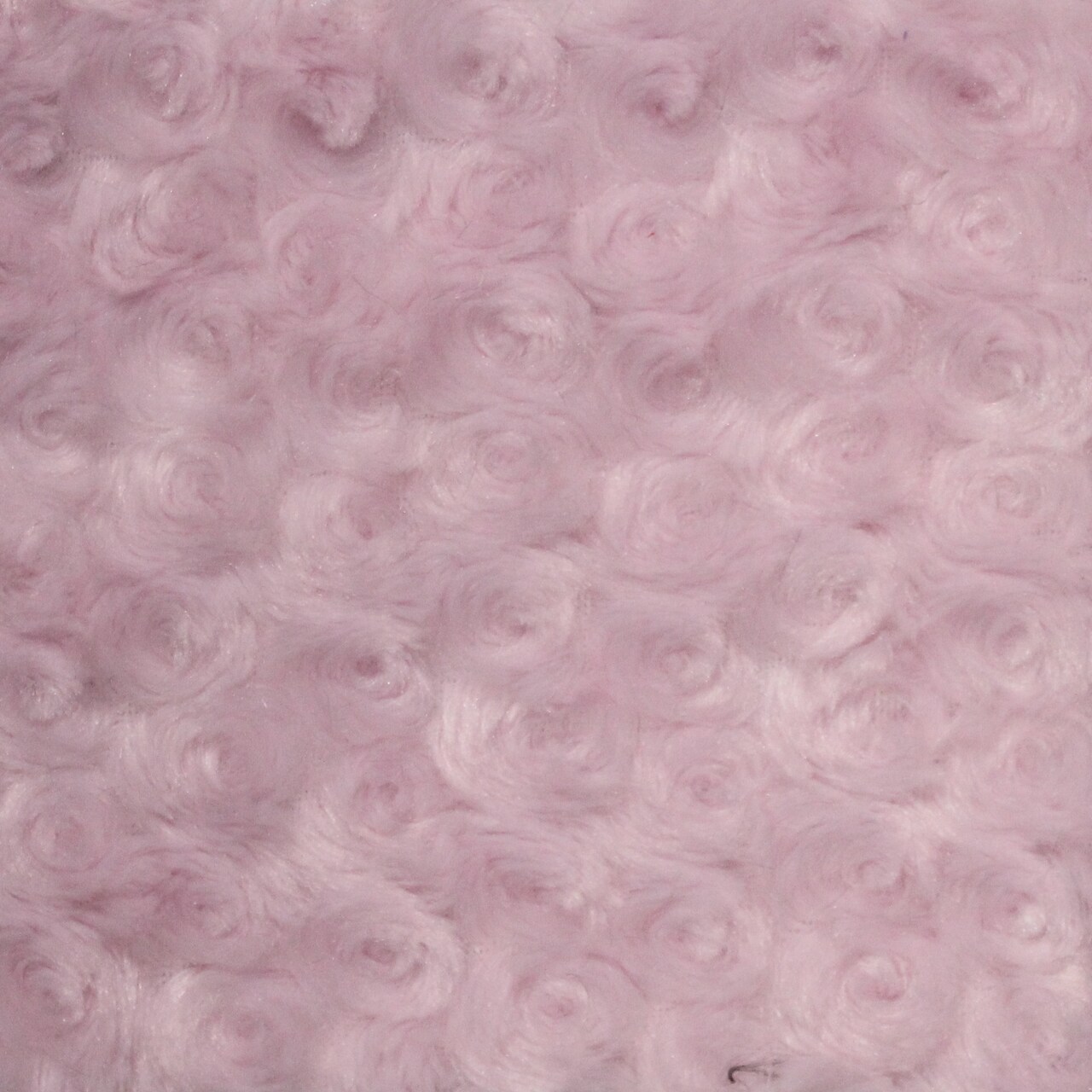 1 Yard Light Pink Minky Rose Swirl Fabric 58/60" Width Embossed